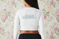 Women's Micro Rib Long Sleeve Crop T-shirt